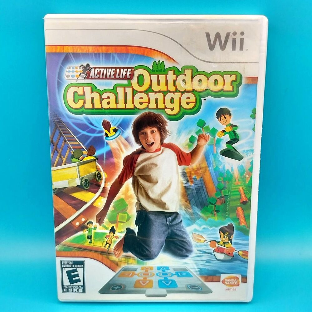 Active Life Outdoor Challenge Wii Video Game Multiplayer Fitness